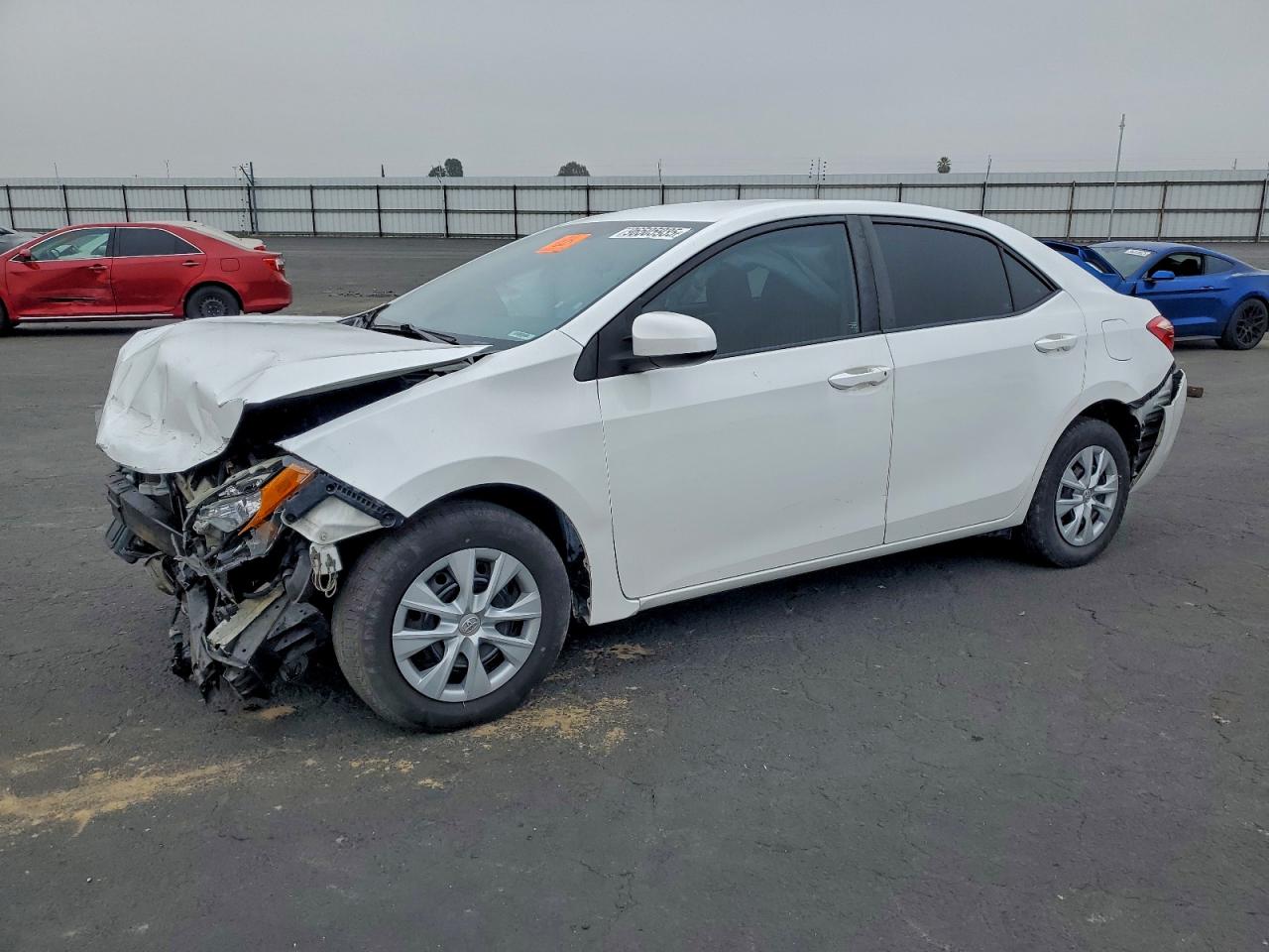 2017 TOYOTA COROLLA L — FRONT END damage — photo 1