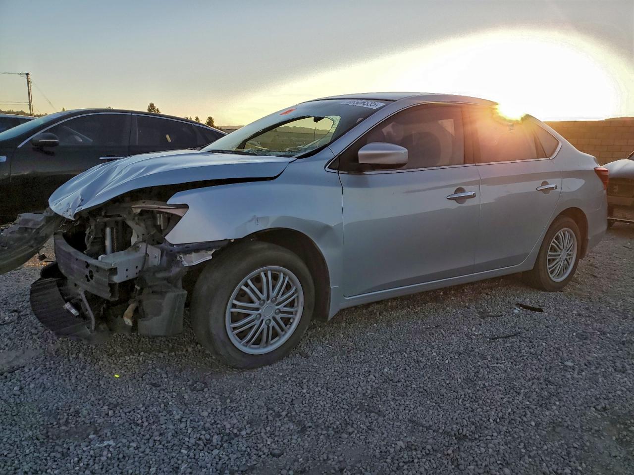 2019 NISSAN SENTRA S — FRONT END damage — photo 1