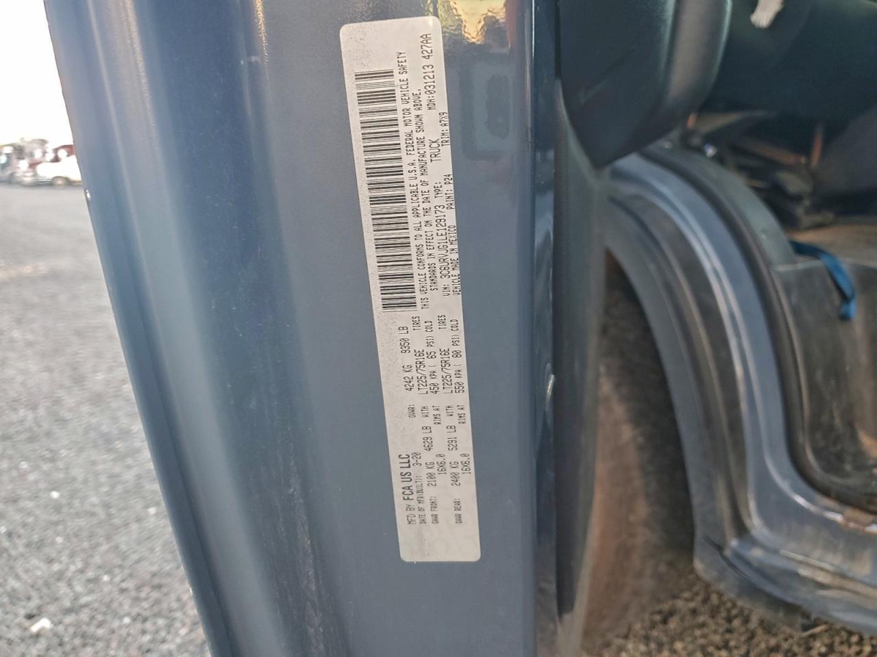 2020 RAM PROMASTER 3500 3500 HIGH photo 12
