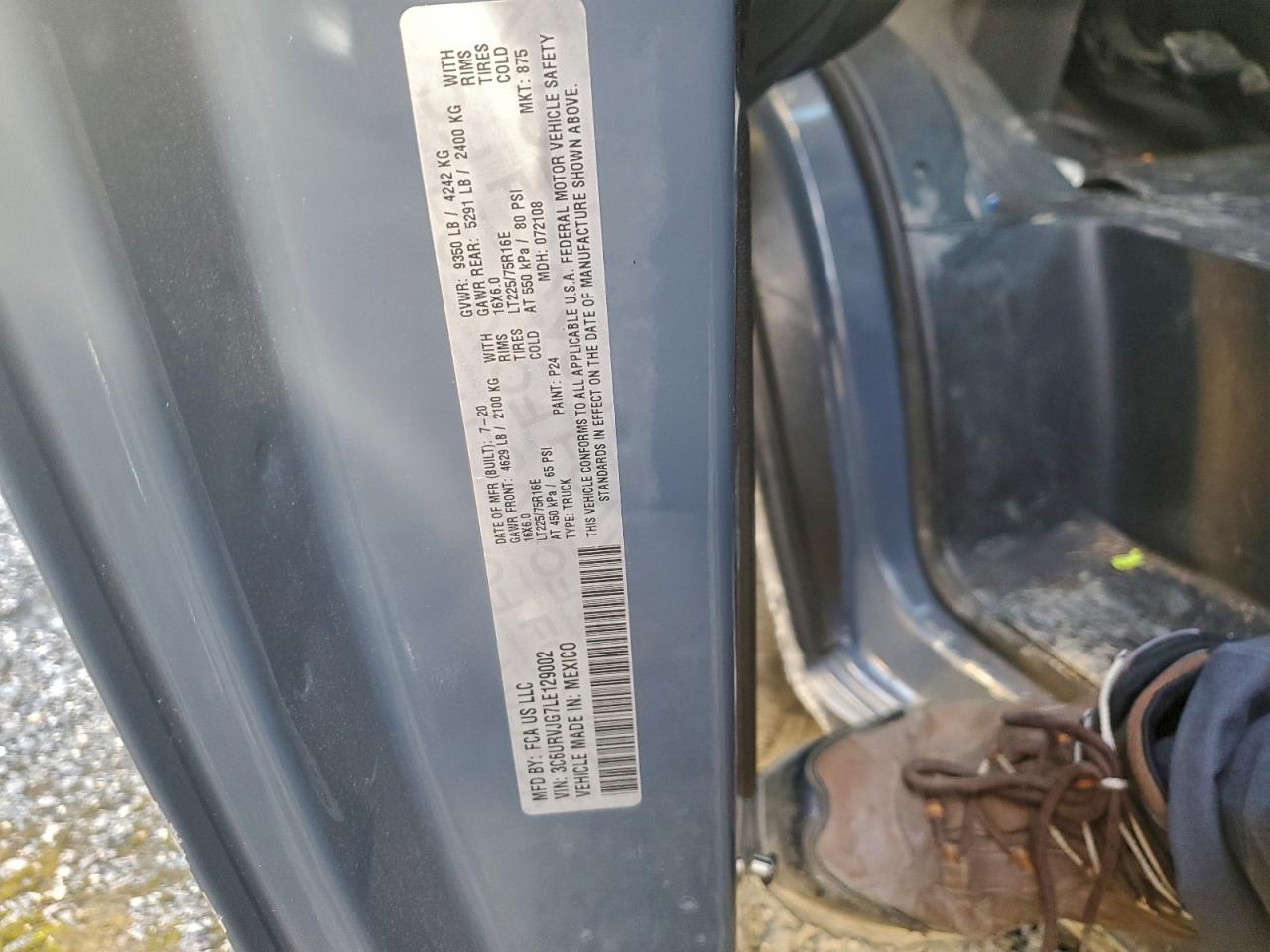 2020 RAM PROMASTER 3500 DELIVERY VAN photo 37