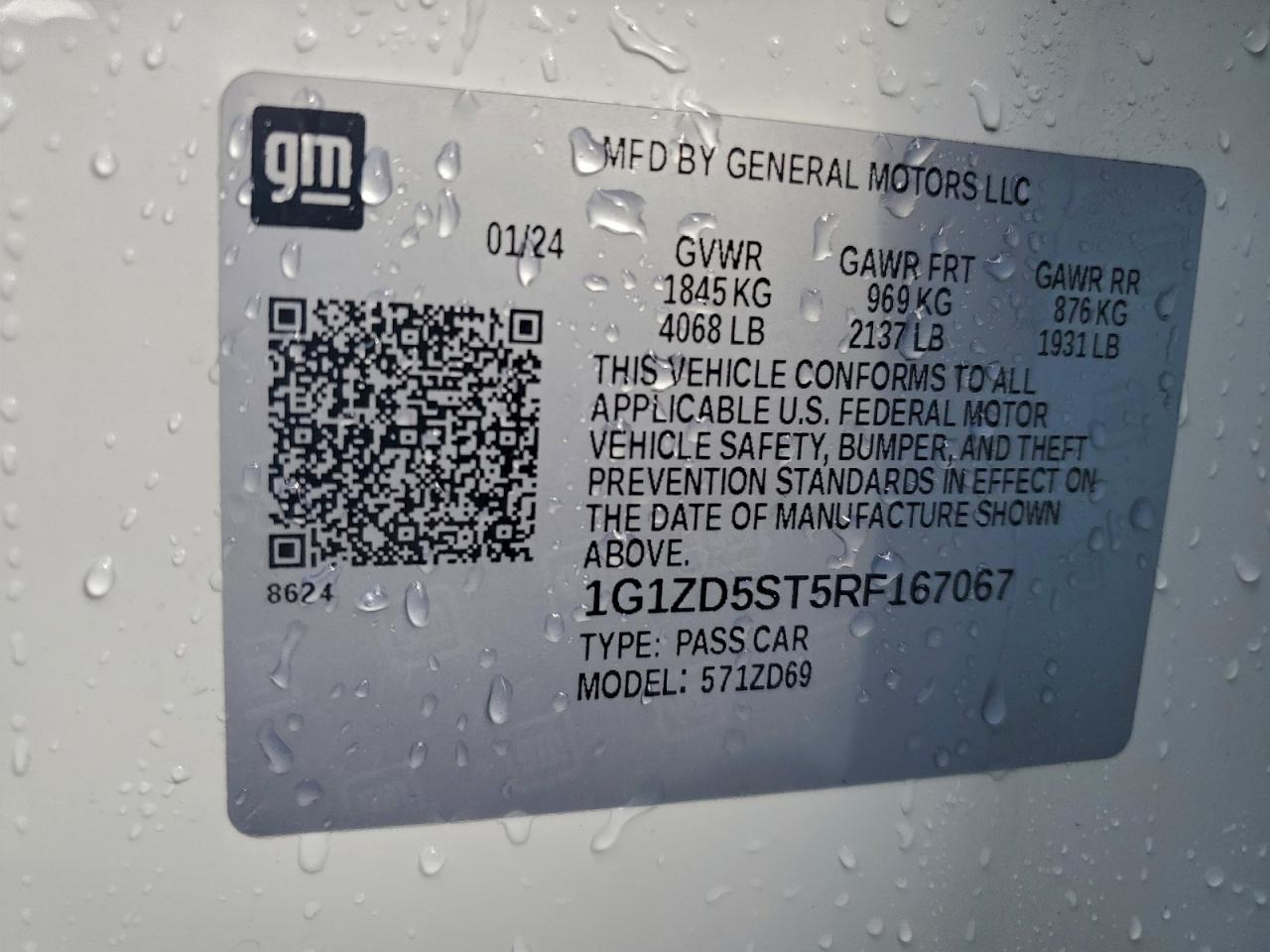 2024 CHEVROLET MALIBU LT photo 13