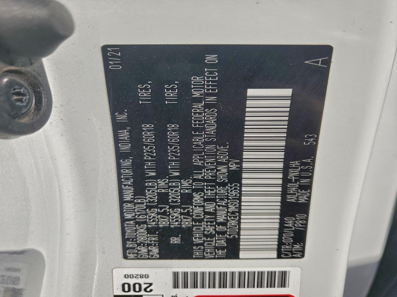 2021 TOYOTA SIENNA LIMITED photo 14