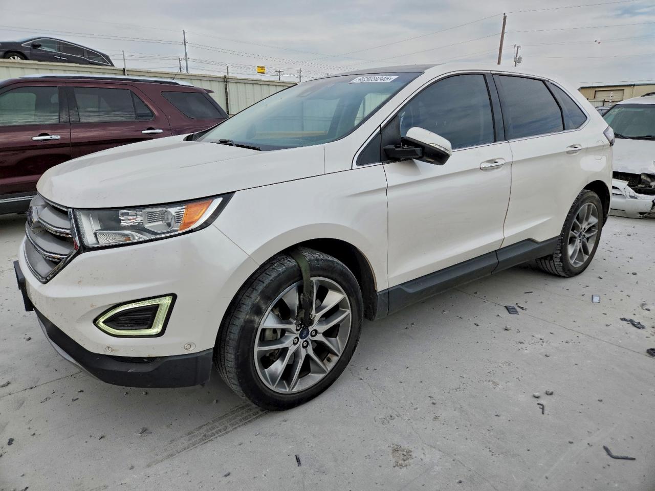 2015 FORD EDGE TITANIUM — SIDE damage — photo 1