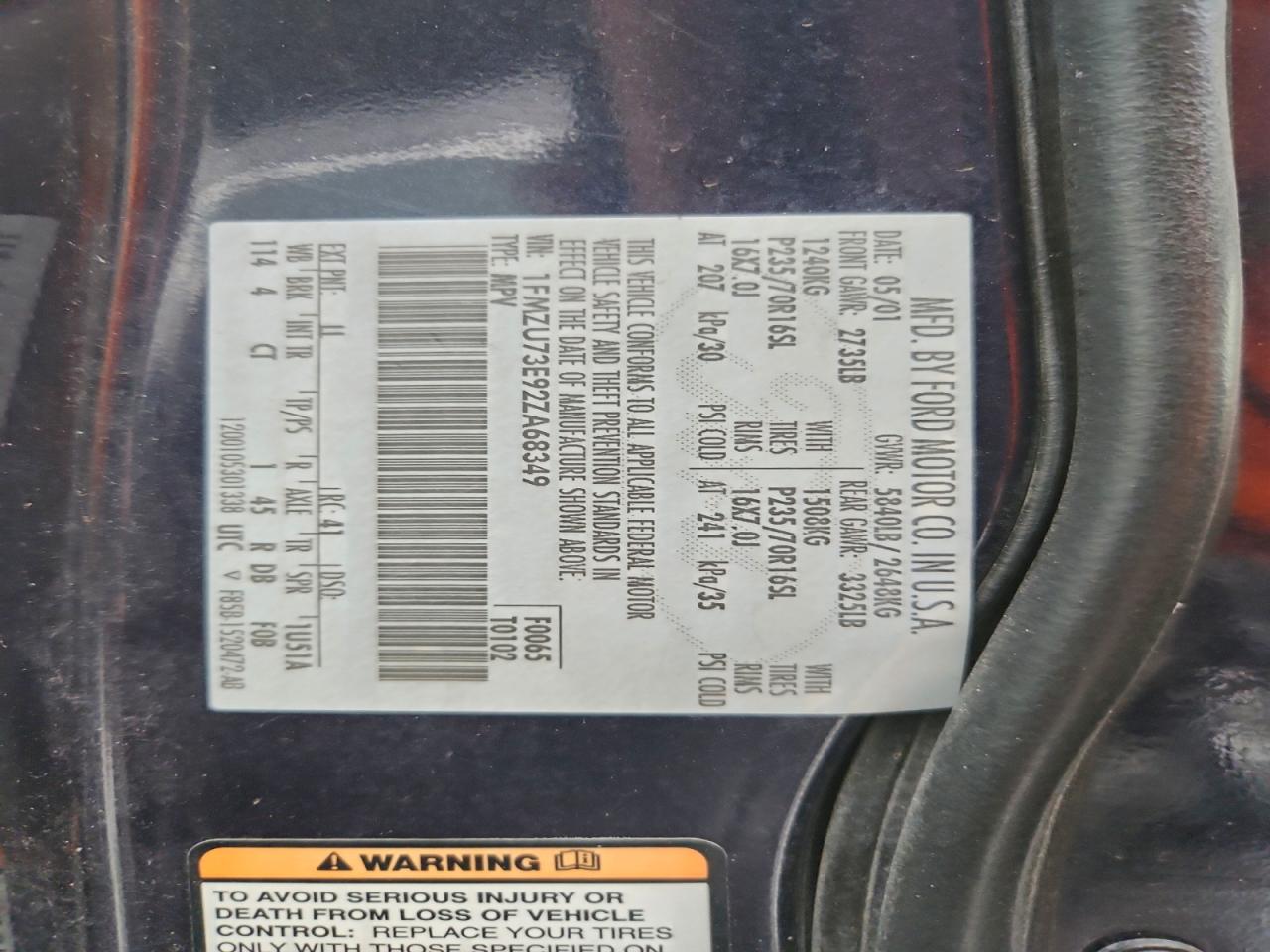2002 FORD EXPLORER XLT photo 13