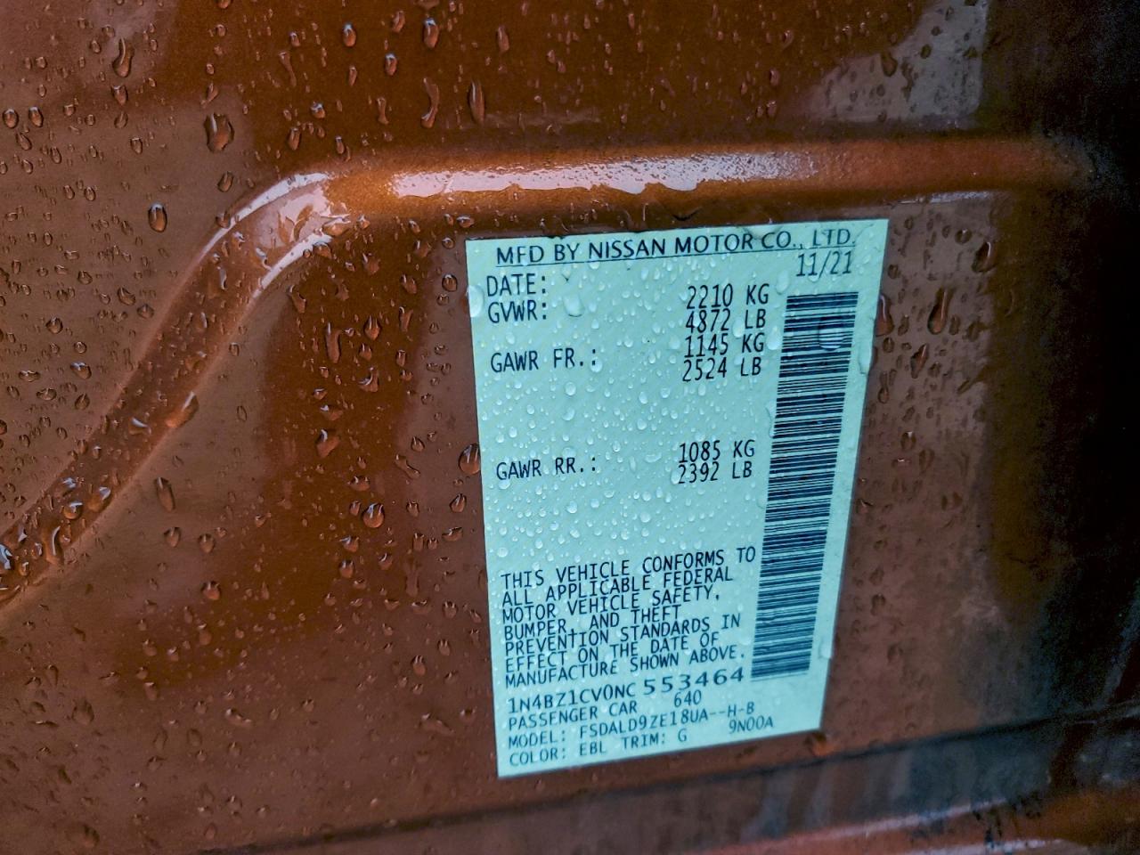 2022 NISSAN LEAF SV PLUS photo 25