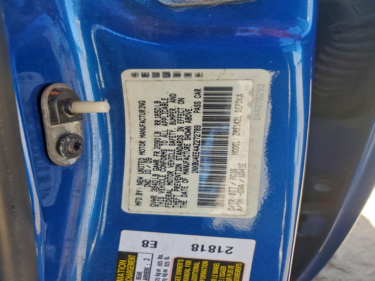 2010 TOYOTA COROLLA BASE photo 12