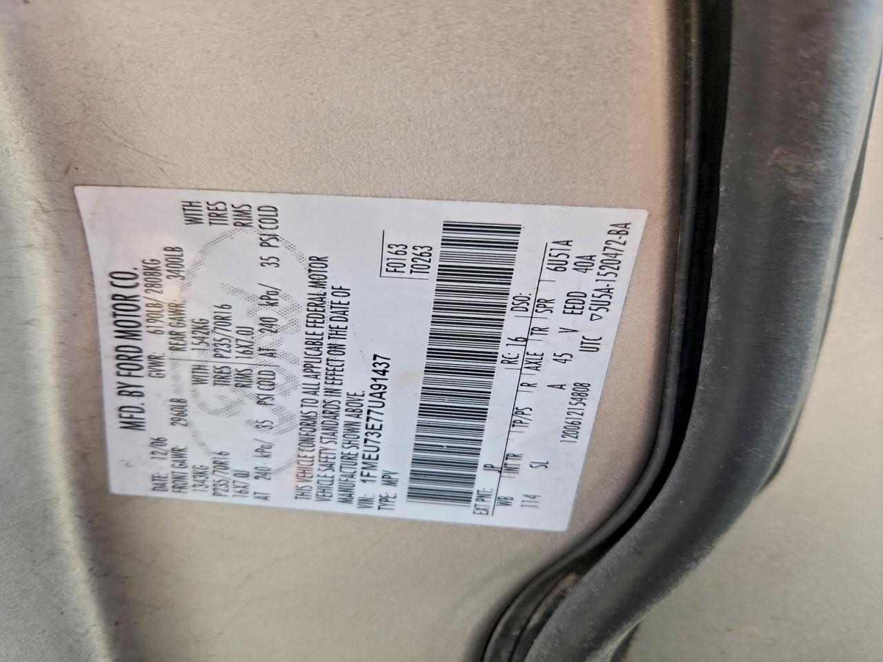 2007 FORD EXPLORER XLT photo 13