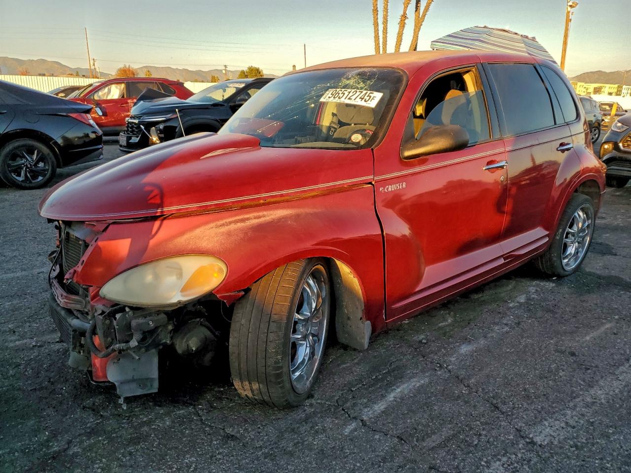 2001 CHRYSLER PT CRUISER — FRONT END damage — photo 1