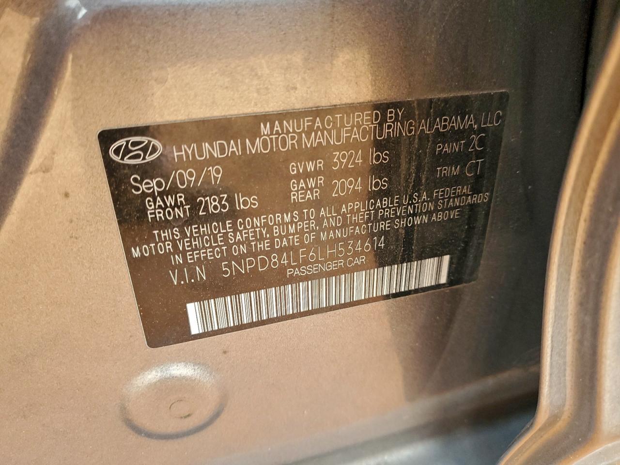 2020 HYUNDAI ELANTRA SEL photo 12