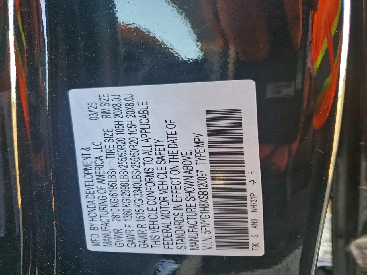 2025 HONDA PILOT ELITE photo 27