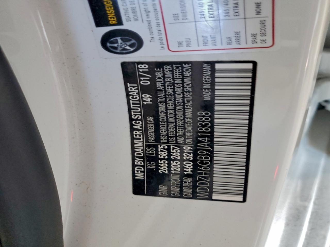 2018 MERCEDES-BENZ E 400 4MATIC photo 12