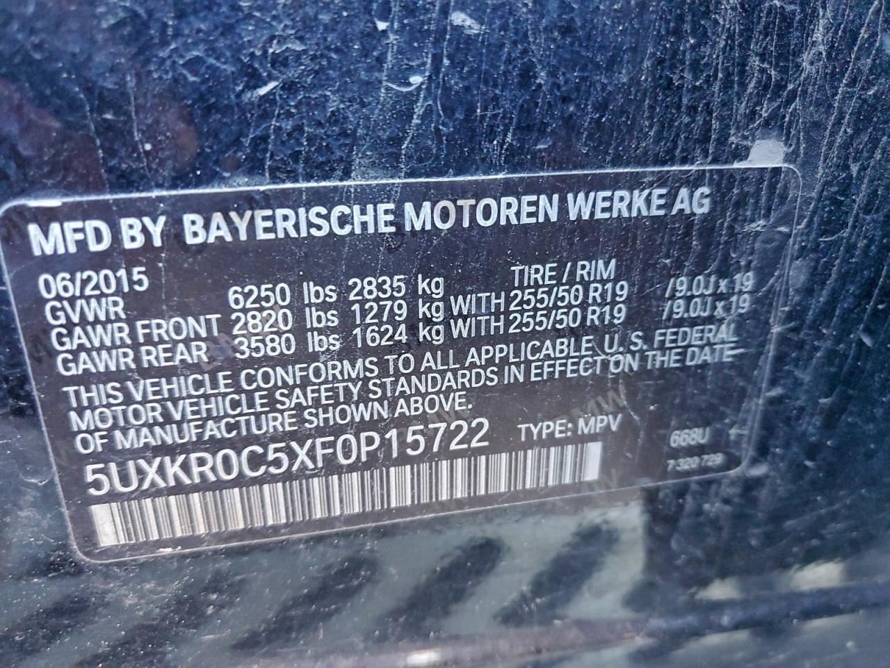 2015 BMW X5 XDRIVE35I photo 25