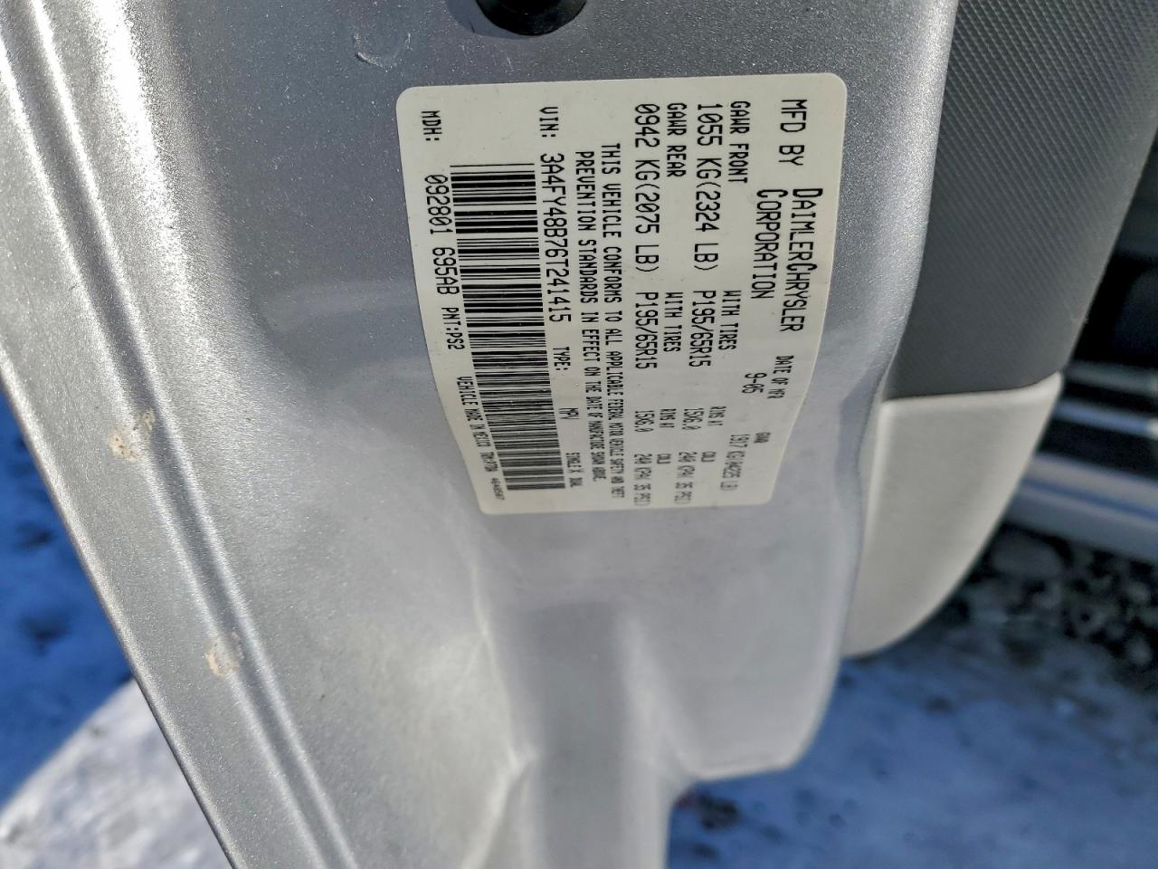 2006 CHRYSLER PT CRUISER photo 37