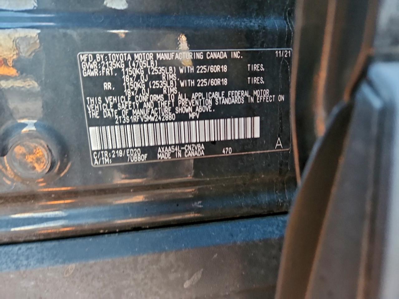2021 TOYOTA RAV4 TRD OFF ROAD photo 23