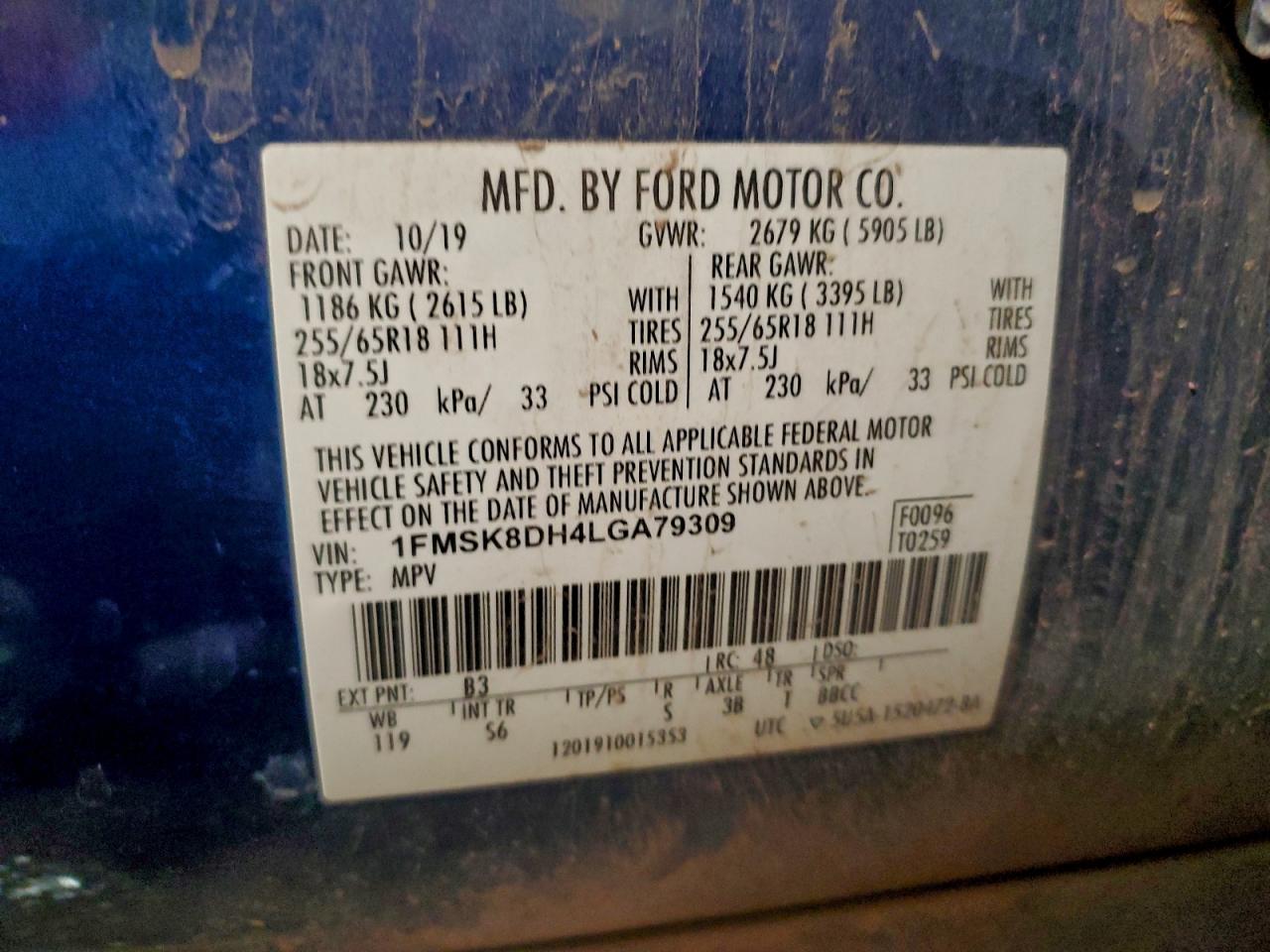 2020 FORD EXPLORER XLT photo 25