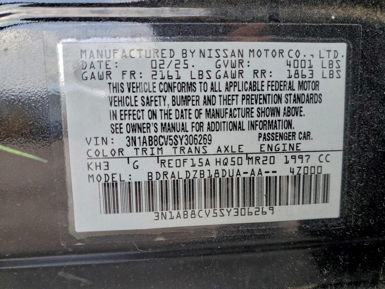 2025 NISSAN SENTRA SV photo 12