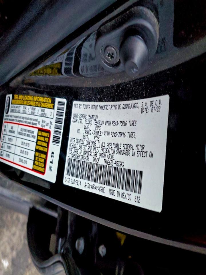 2022 TOYOTA TACOMA DOUBLE CAB photo 12