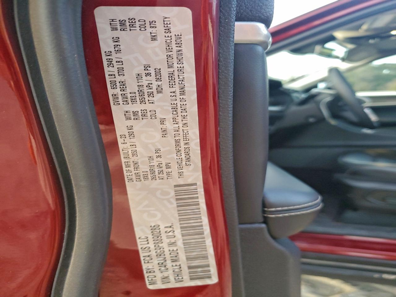 2023 JEEP GRAND CHEROKEE L LIMITED photo 14