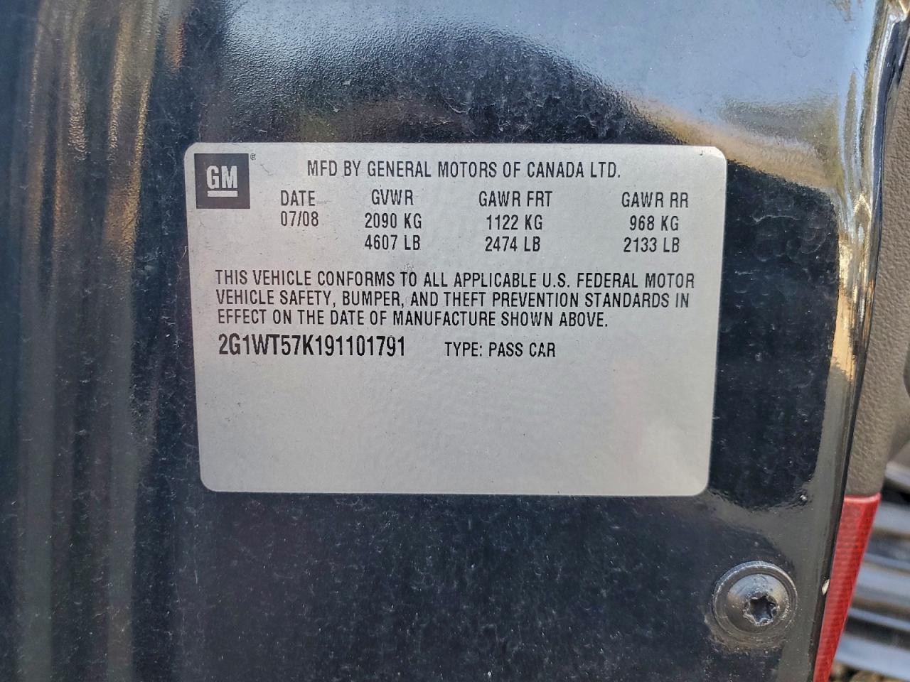 2009 CHEVROLET IMPALA 1LT photo 12
