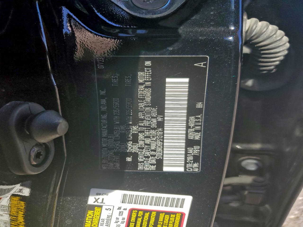 2023 TOYOTA HIGHLANDER HYBRID LIMITED photo 13