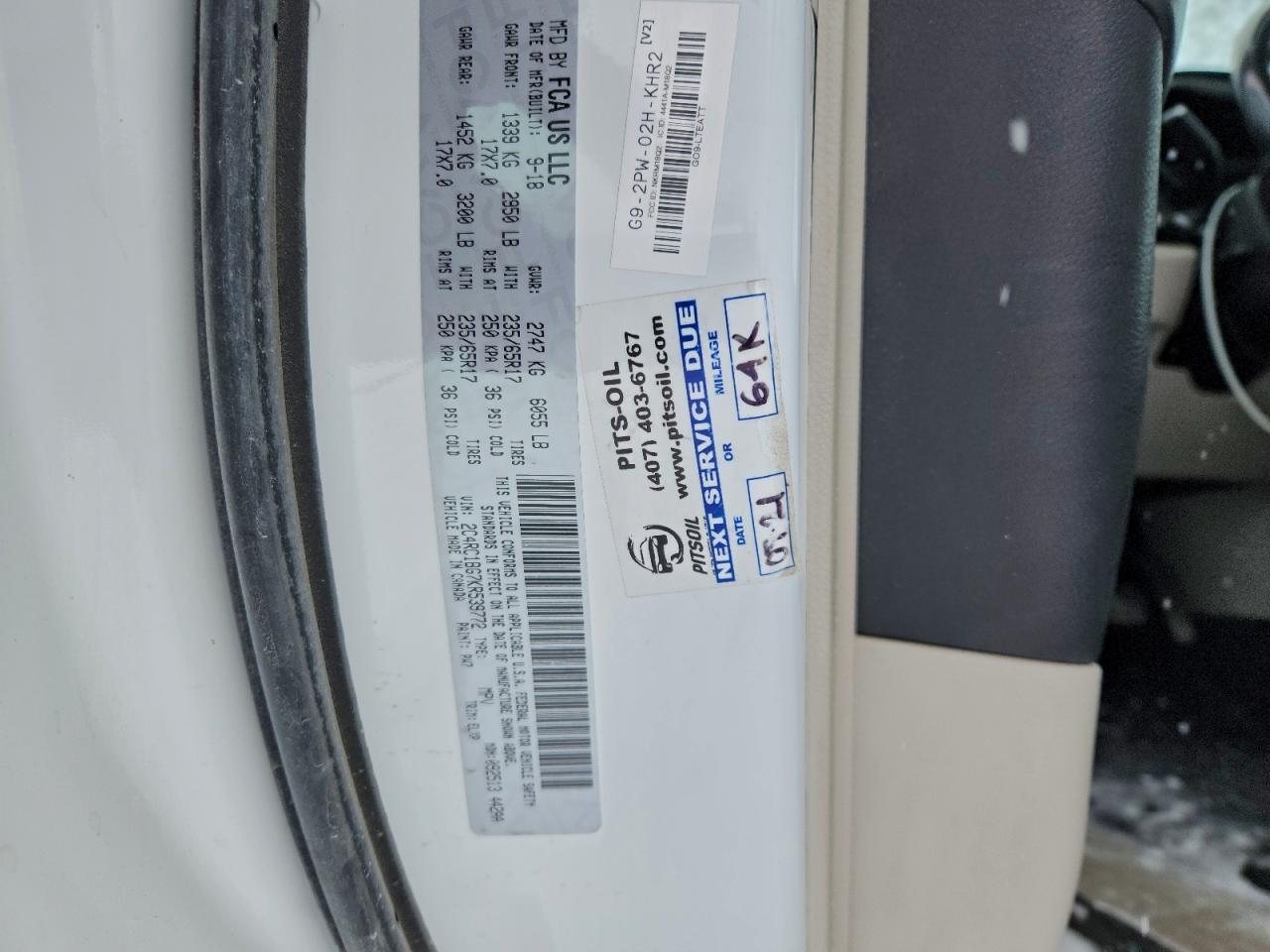 2019 CHRYSLER PACIFICA TOURING L photo 23