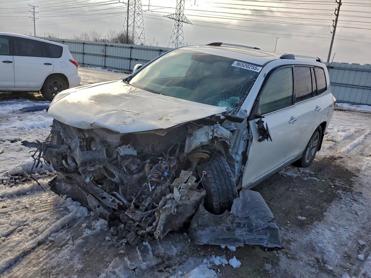 2012 TOYOTA HIGHLANDER LIMITED — FRONT END damage — photo 1