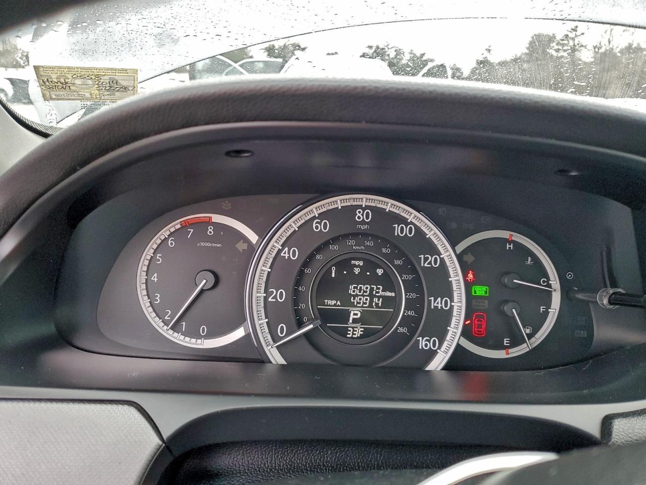 2014 HONDA ACCORD LX photo 9