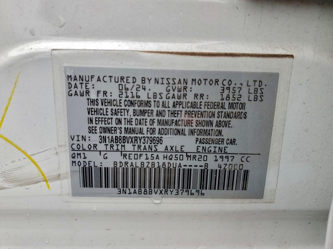 2024 NISSAN SENTRA S photo 23