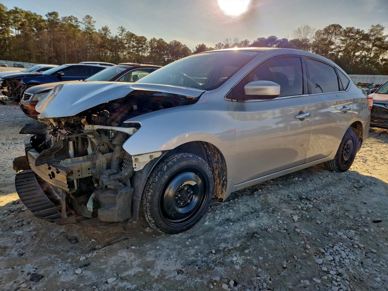 2015 NISSAN SENTRA S — FRONT END damage — photo 1