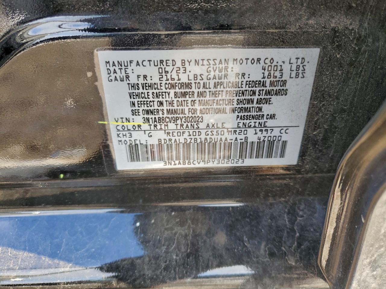 2023 NISSAN SENTRA SV photo 23