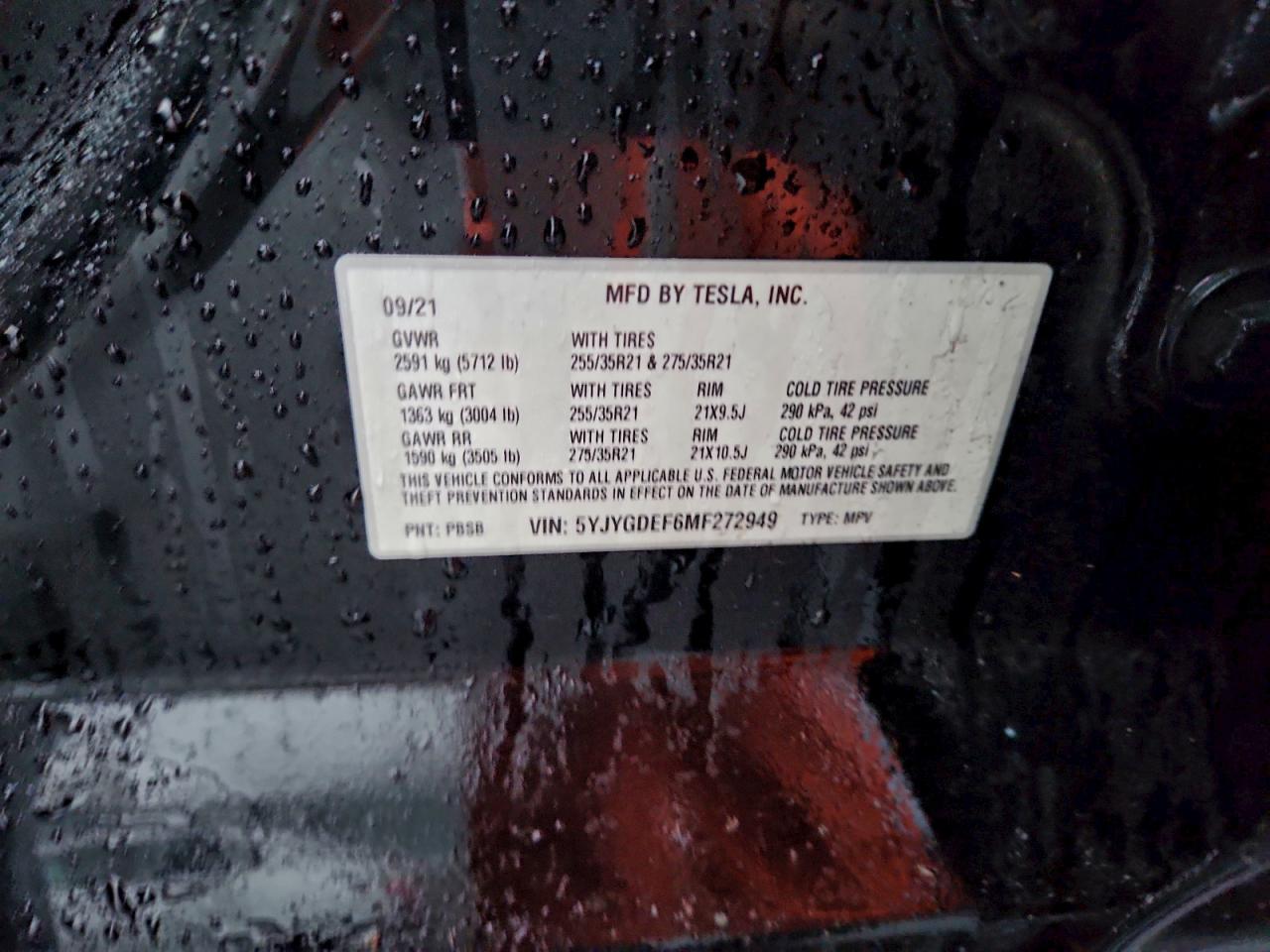 2021 TESLA MODEL Y photo 25