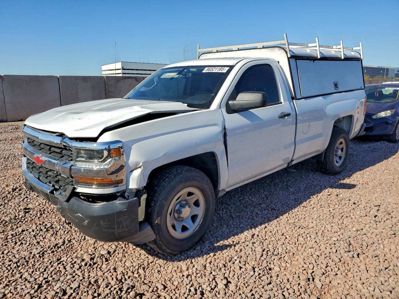 2018 CHEVROLET SILVERADO C1500 — FRONT END damage — photo 1