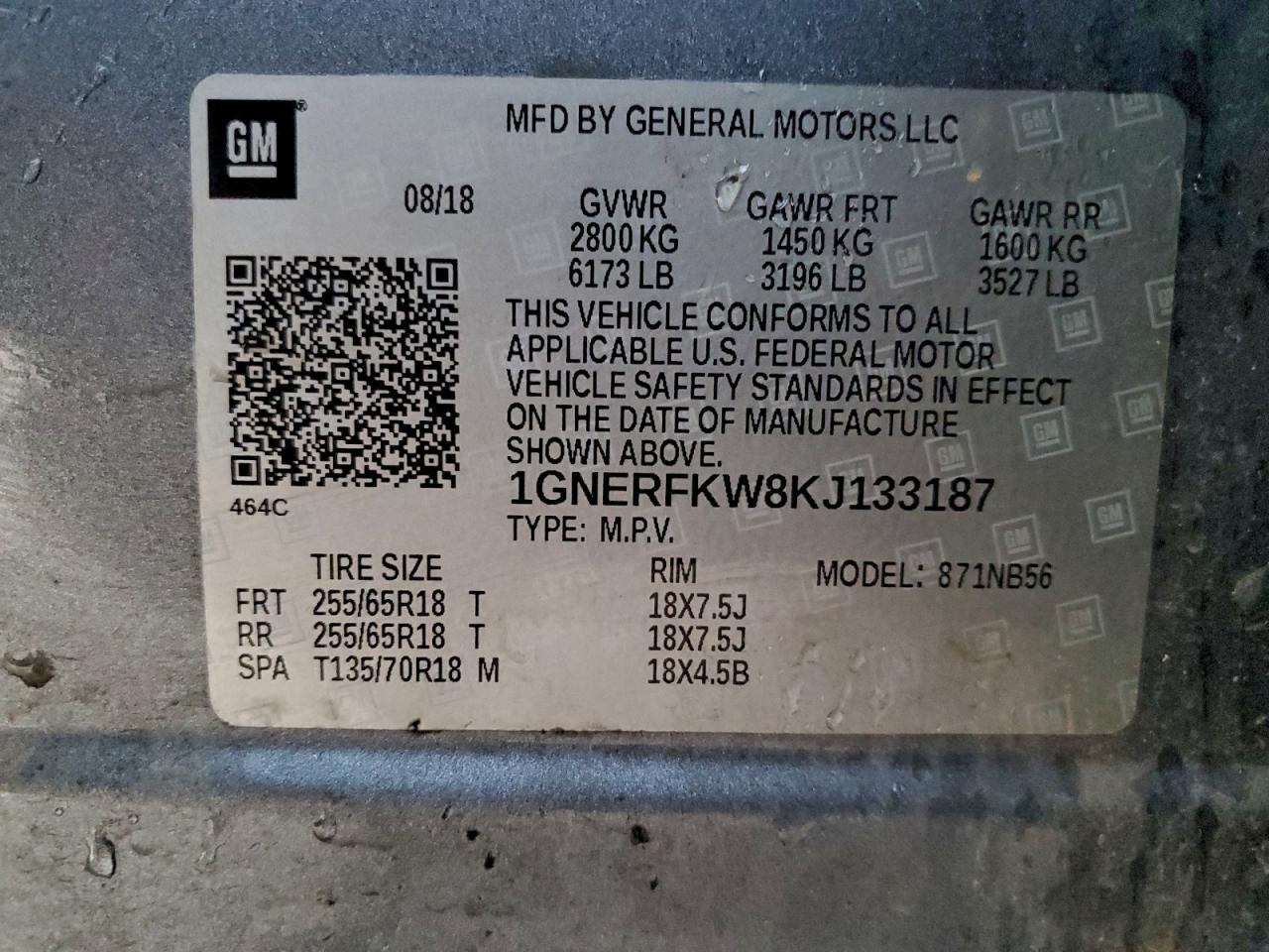 2019 CHEVROLET TRAVERSE LS photo 13
