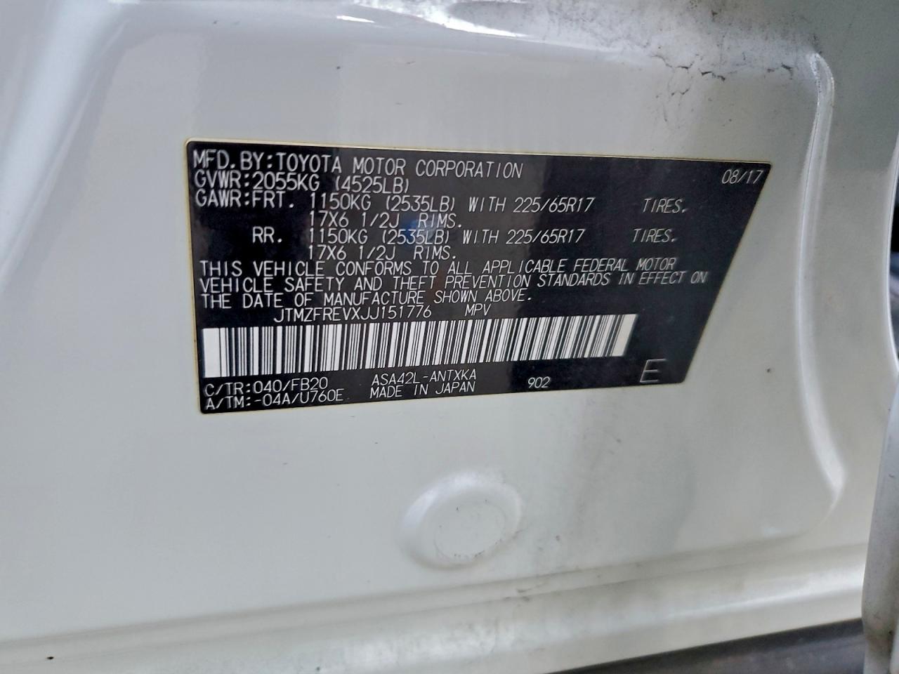 2018 TOYOTA RAV4 LE photo 13
