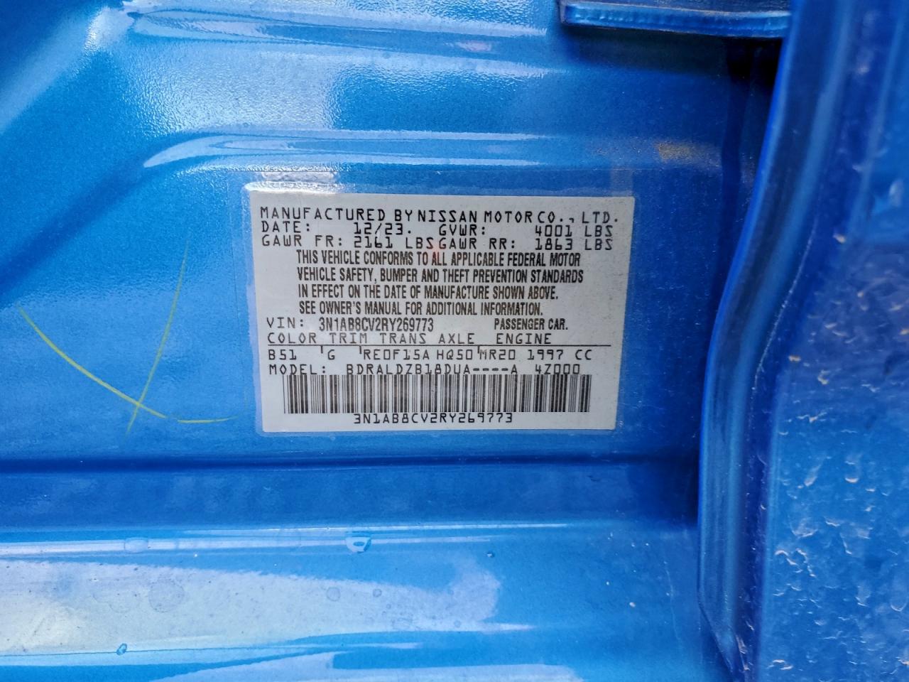 2024 NISSAN SENTRA SV photo 13