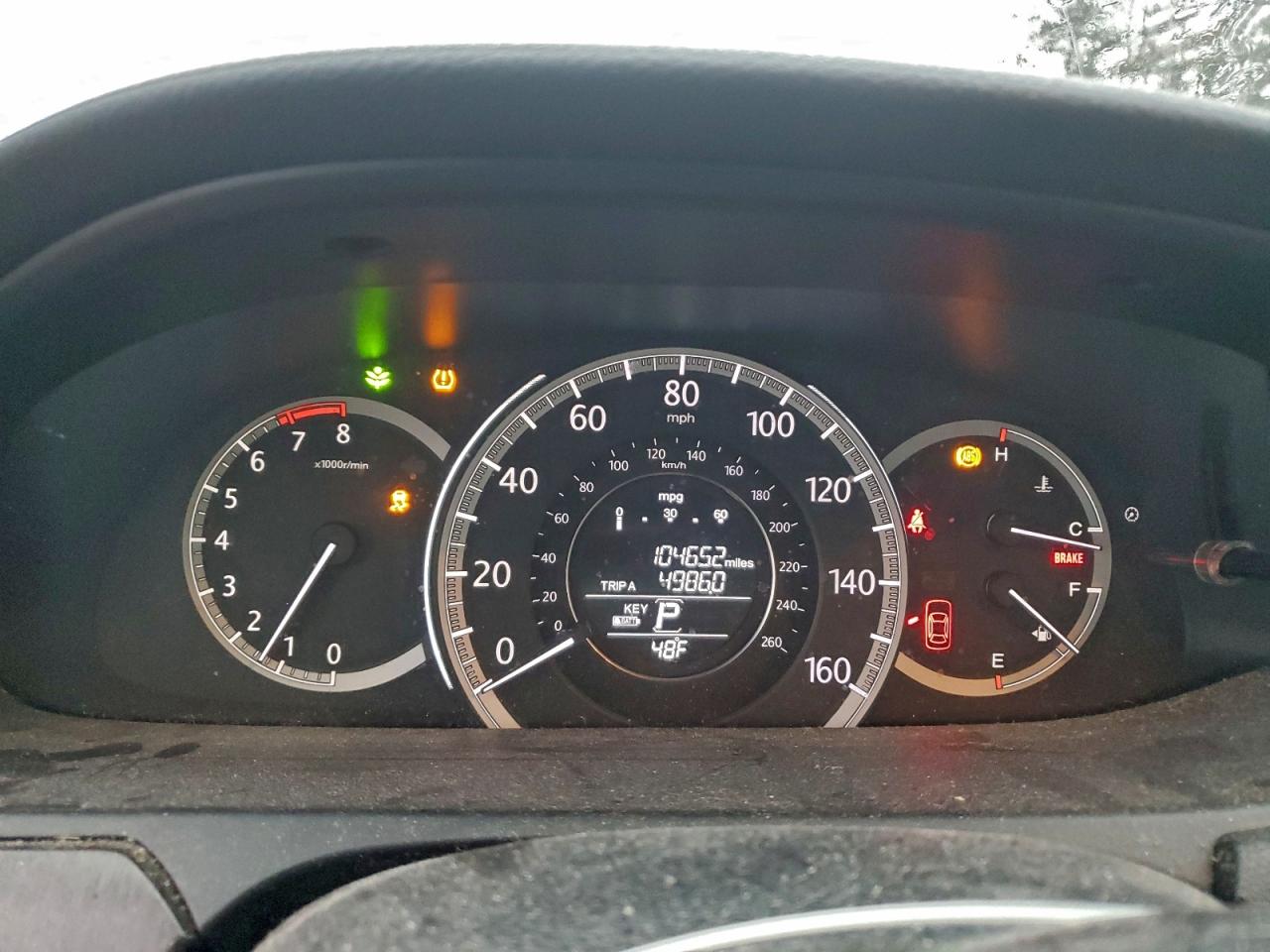 2014 HONDA ACCORD EX photo 9