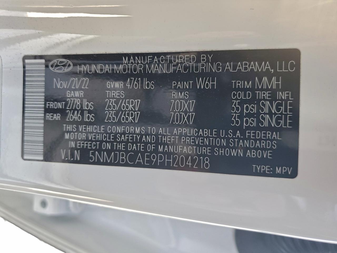 2023 HYUNDAI TUCSON SEL photo 13
