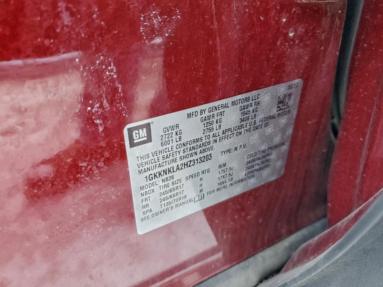 2017 GMC ACADIA SLE photo 13
