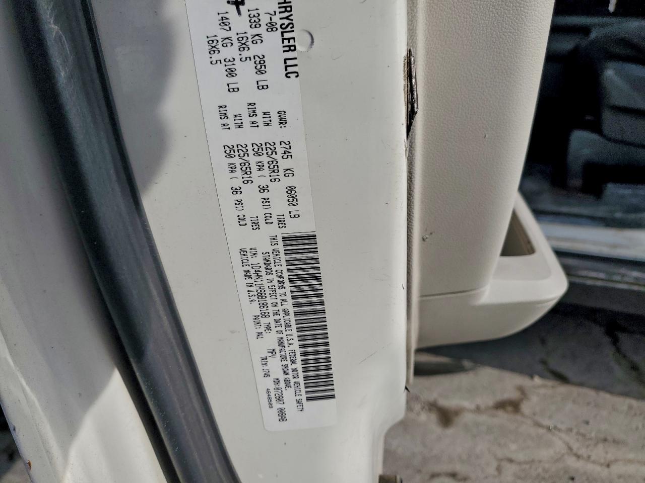 2008 DODGE GRAND CARAVAN C/V photo 13