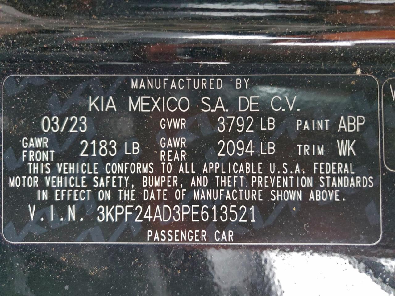 2023 KIA FORTE LX photo 23