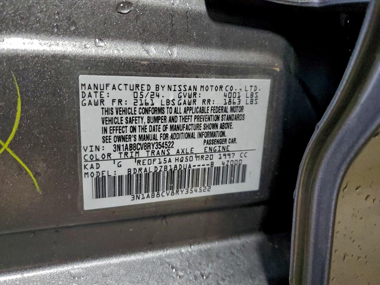 2024 NISSAN SENTRA SV photo 34
