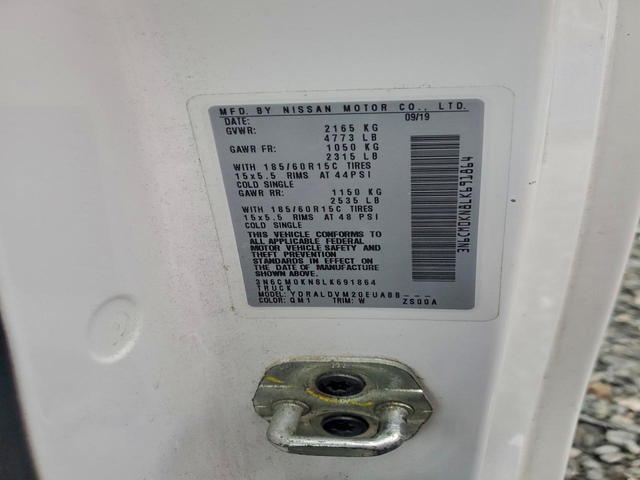 2020 NISSAN NV200 UTILITY / SERVICE VAN photo 13