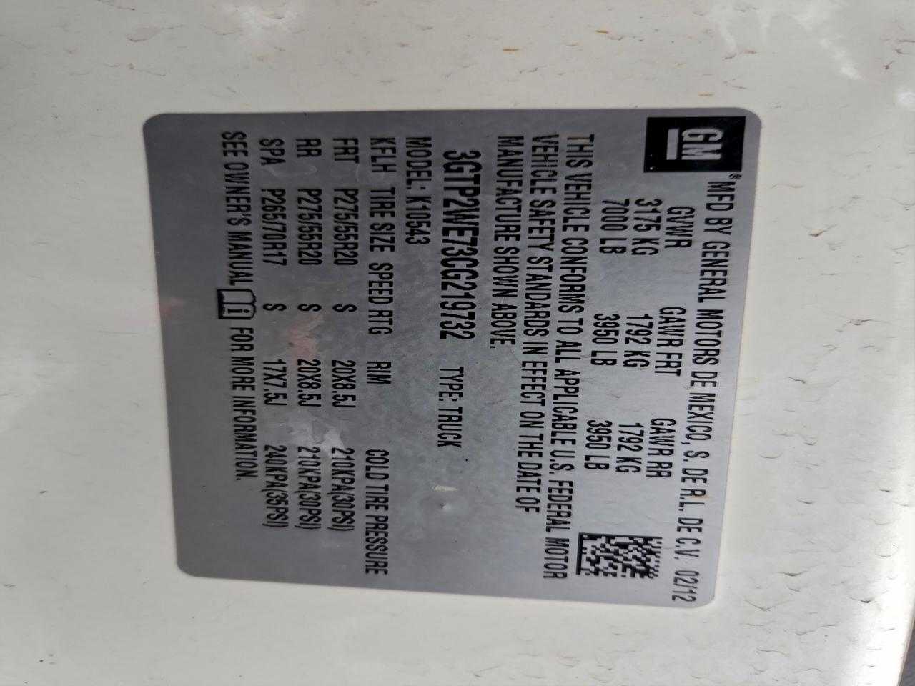 2012 GMC SIERRA K1500 SLT photo 12
