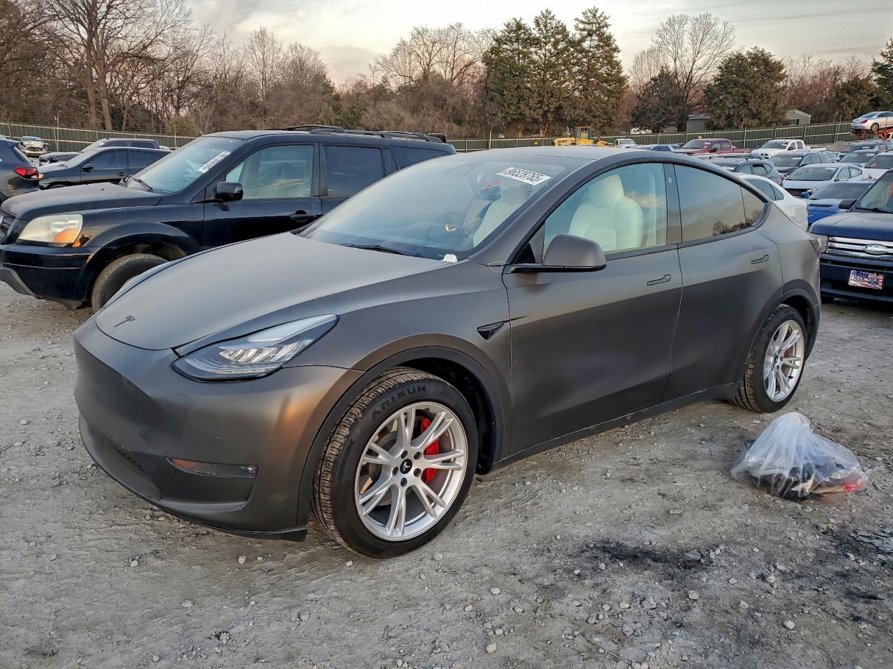 2021 TESLA MODEL Y — REAR END damage — photo 1