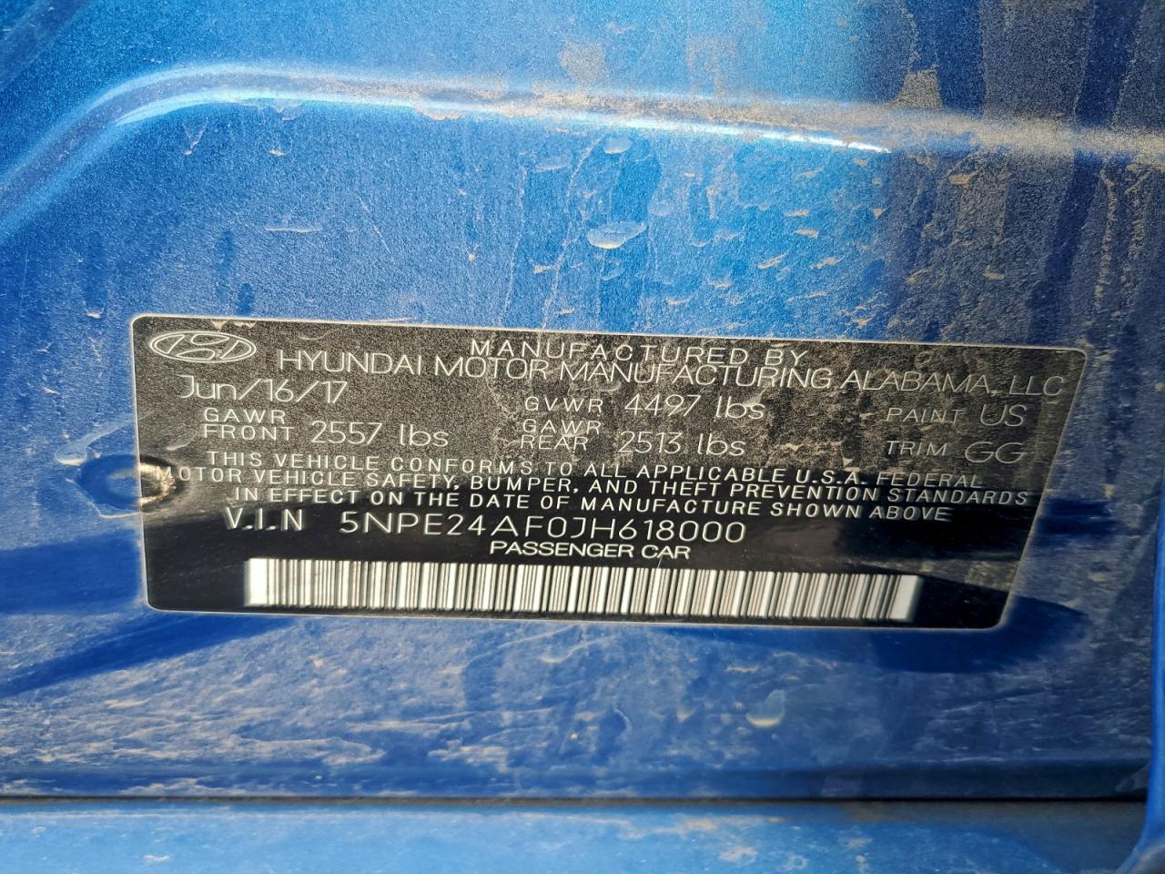 2018 HYUNDAI SONATA SE photo 12