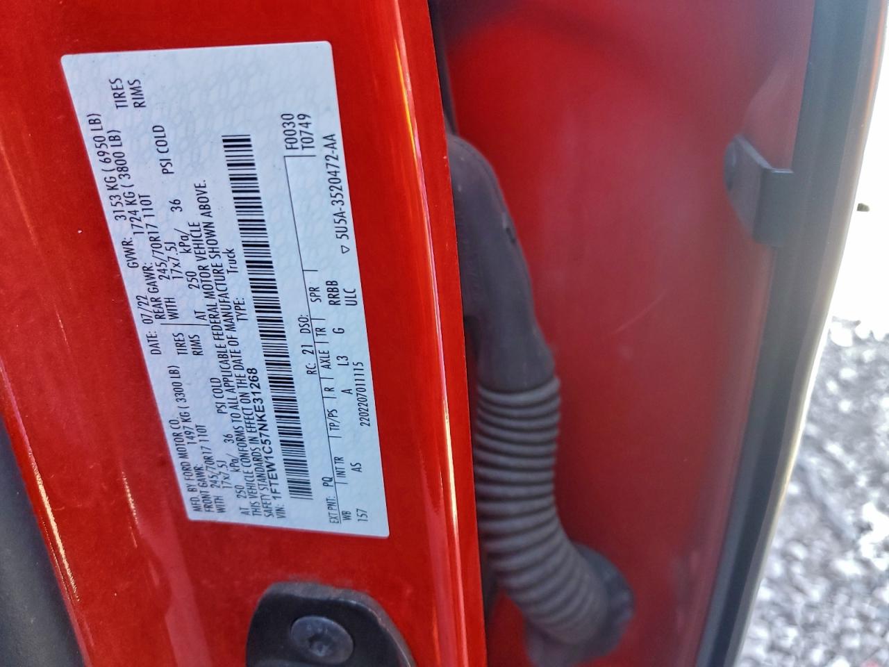 2022 FORD F150 SUPERCREW photo 23