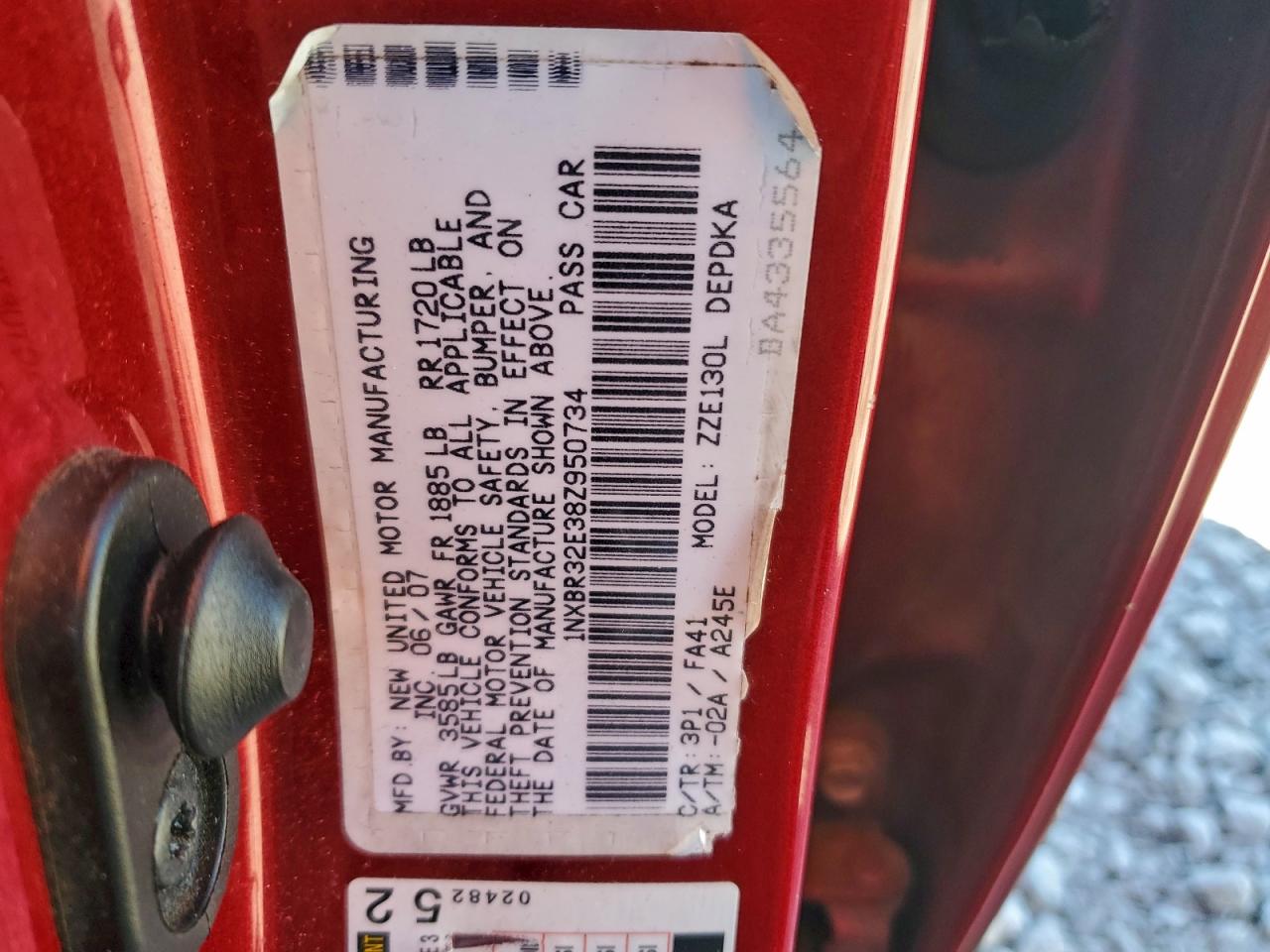2008 TOYOTA COROLLA CE photo 13
