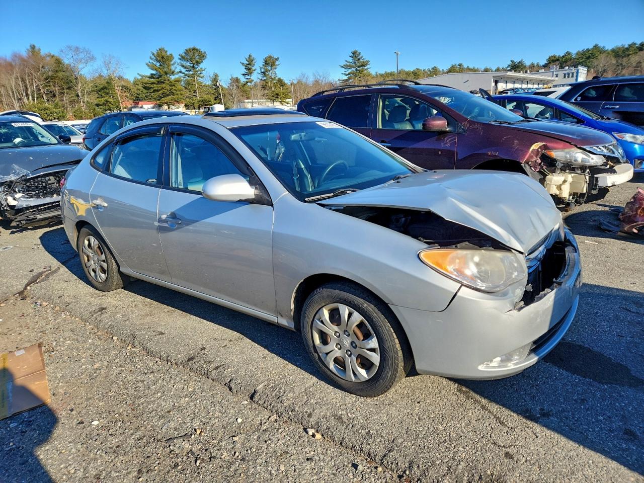 2010 HYUNDAI ELANTRA BLUE photo 10