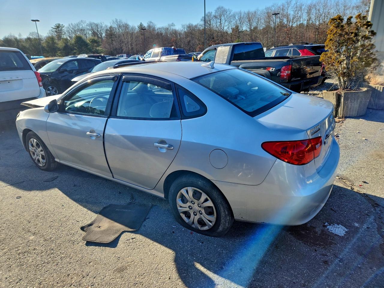 2010 HYUNDAI ELANTRA BLUE photo 4