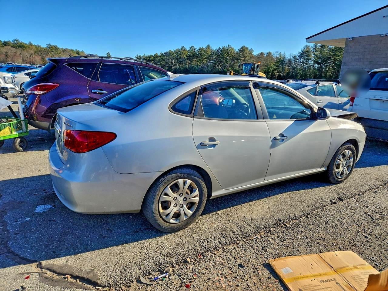 2010 HYUNDAI ELANTRA BLUE photo 7